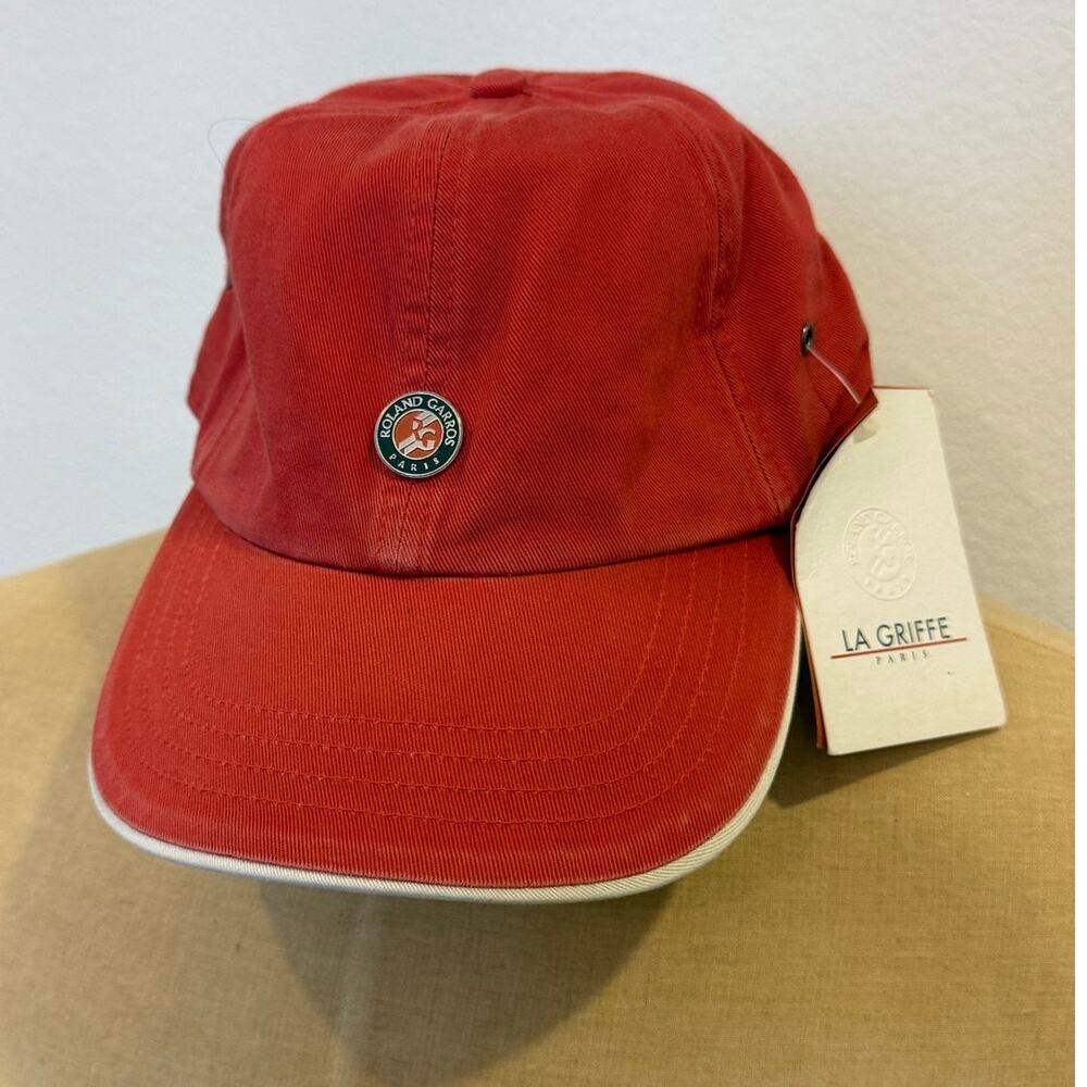 Roland Garros Paris French Open  LA GRIFFE Vintage NEW Baseball Hat Cap  NWT